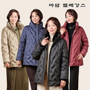 [마담엘레강스] 프리마 자수 구스다운 코트