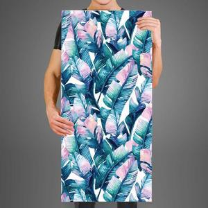 [IXHIP1RP_4B]접착식 조각벽지 수채화버전 바나나잎