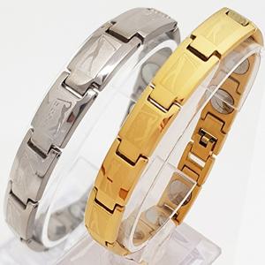 [준코리아게르마늄]JJ-100 실버 골드 8mm 게르마늄 팔찌 남자 여자 건강팔찌