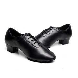 라인댄스 신발 레드 라틴 탱고용 바닥 댄스슈즈 로우 블랙 인조 가죽 라틴 28