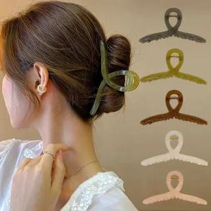 올림머리 왕집게핀 머리핀 반묶음 긴머리 헤어핀 집게핀