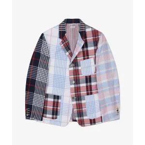 [톰브라운]펀믹스 마드라스 코튼 색 스포츠 코트 - 멀티컬러 MJC010FF0171960 115200806