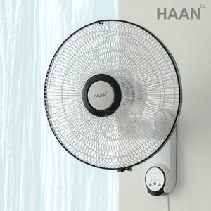 한경희 리모컨형 벽걸이 선풍기 3엽 입체바람 HAAN-WF316A 40cm