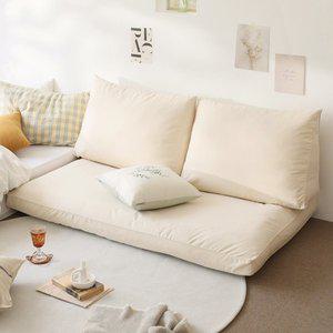 [벨라이프]컴포터블 삼각등쿠션 대방석세트 3color (솜포함)