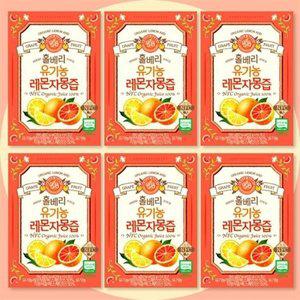 [기타]홀베리 유기농 레몬자몽즙 14포 x 6박스