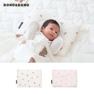 [도노도노]신생아 뱀부코튼&듀라론 양면 태열 베개