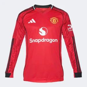 아디다스 맨유 25-26 홈 긴팔 저지_JP3037