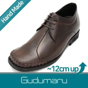 3.5cm~12cm 키높이 조절가능 천연면피소가죽 맞춤수제화 DS-2200(BR)