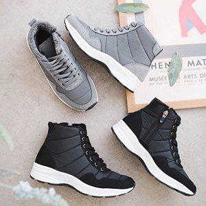 [엑스퍼스]엑스퍼스] 국내제작 목높은 여성 패딩 방한화 겨울 털 운동화 솔리드하이