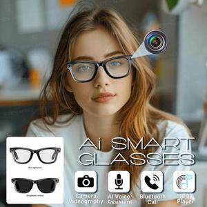 Xiaomi 카메라 스마트 안경 AI 번역 블루투스 통화/음악 헤드셋 기록 사진 인식 야외 안티 UV 선글라스