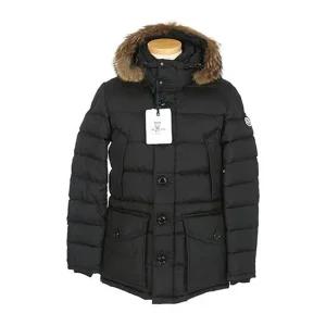 [몽클레르] 1B52502 68352 999/ CLUNY 클루니 블랙 후드 퍼 패딩