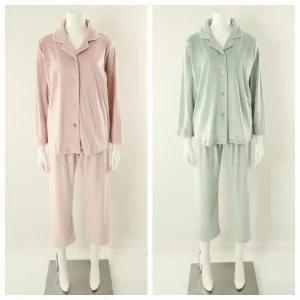 균일가 커플잠옷 벨로아 극세사 여성 파자마_VPA4485WASG