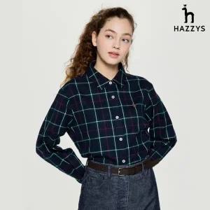 [롯데백화점]헤지스레이디스 [25FW] 크롭 루즈핏 체크 셔츠 HSSH5D905 5D905