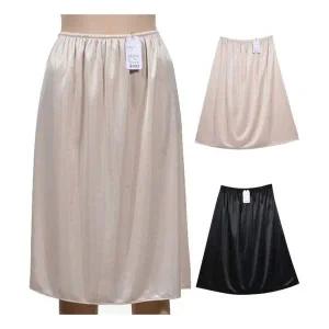 여름용슬립 새틴질감 무지 베이직 여성 롱속치마 여름용슬립 Y존