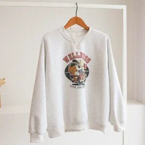 [잇수다] 웨저니 레터링 프린팅 루즈핏 맨투맨