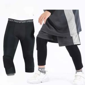 농구 축구 충돌 방지 무릎 보호대 레깅스 무릎 스타킹 낙하 방지 1  3X/110-120