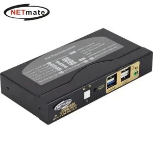 고품질 4K 60Hz HDMI KVM 2대1 스위치(USB) (WF94D52)