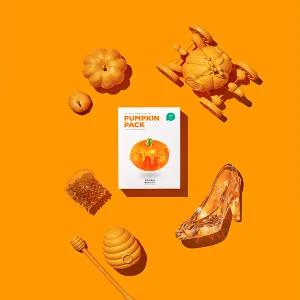 좀비뷰티 펌킨팩 1BOX(16EA)/슬리핑팩/촉촉영양충전/쫀득슬리핑팩/브러쉬포함/수면팩