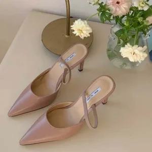 인기상품 소개팅 데이트 룩 여성 봄 구두 스트랩 뾰족 뮬 코디 [WFJJHI8_251116]