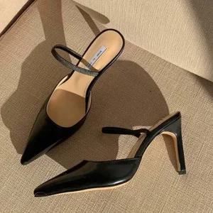 인기상품 정장 구두 슬리퍼 형 스트랩 스틸레토 힐 뮬 코디 [WFJJHB4_251116]