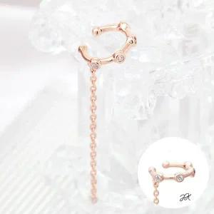 [골드스마일]귀찌 골드 코디 이어커프 심플 세트 포인트 악