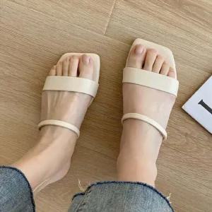 인기상품 여성 미니멀 투라인 슬리퍼 자연스럽고 편안한 디자인 2컬러 데일리 [WFJLFCZ_251116]