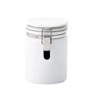 제로재팬 도자기 티 캐니스터 화이트 차보관통 차잎보 조미료통 차잎보관함