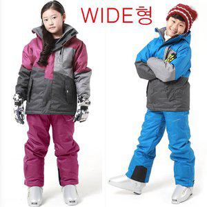 [안체스]와이키 완전방수 아동 주니어 스키복세트 WIDE형 3종