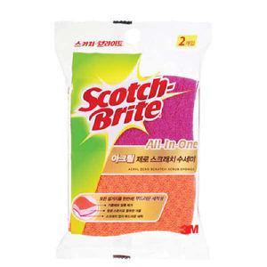 3M)올인원 아크릴 제로스크래치수세미(2매)