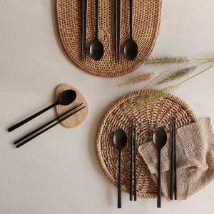 옻칠 나무수저 5인세트