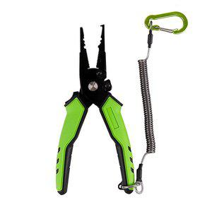 [머털낚시]프리미엄 다목적 논슬립 플라이어 라인커터 원터치잠금 분실방지