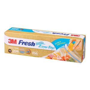 3M 후레쉬 지퍼백(대) 20매 (25cm x 30cm)