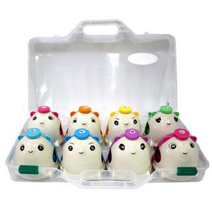 8음 햄스터 터치벨(데스크벨 핸드벨)+플라스틱 케이스 세트