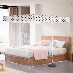 사각 모기장 텐트 블랙스타 단품 퀸킹(스텐봉 미포함) 침대 캐노피 모기장