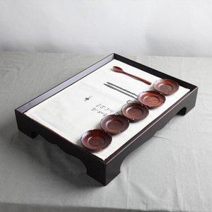 [텐바이텐]5인 다기 교육용 다리 찻상 세트 다기세트 별도판매