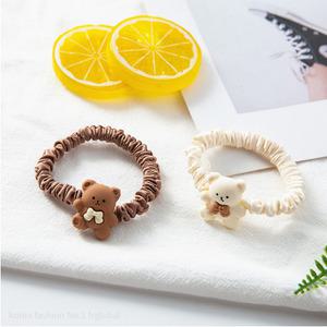 (본품) 곰돌이 캐릭터 헤어 머리끈 1P 단위 판매/곰돌이/귀여운/캐릭터