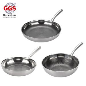 GGS 부스트헥사곤 통3중 프라이팬 3종 중 택1 고급 304 403 스테인레스 사용 통3중 프라이팬 3종 중 택1