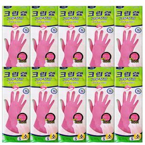 크린랩 고무장갑 소 10개