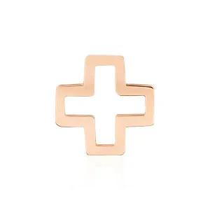 [비앤비골드] 14K 제멜리 펀칭 십자가 펜던트 NPP14834