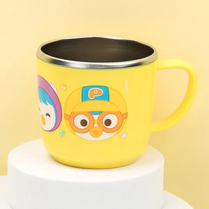 뽀로로 논슬립 스텐컵 피크닉 어린이집 양치컵 유아 아기 물컵 우유컵 연습 유치원 뽀로로컵 단체선물 