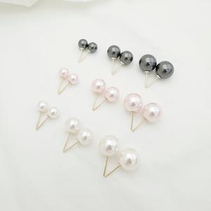 14k 전체 골드 진주귀걸이 한쌍 침 이어링 금 귀걸이