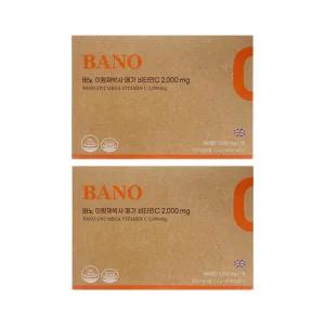 바노 이왕재 박사 메가 비타민C 2000mg 고함량 영국산 비타민 90포 2개 / 써클