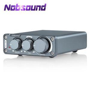 Nobsound 미니 디지털 파워 앰프 클래스 D 스테레오 데스크탑 오디오 앰프 가정용 스테레오 스피커용 TPA31