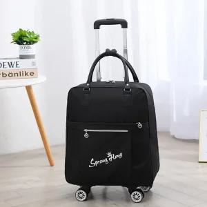 16인치 소프트 캐리어 백팩 여행 골프 바퀴달린 배낭