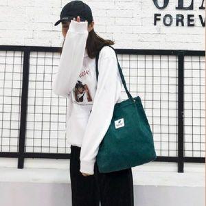 코듀로이 모던 미니 에코백