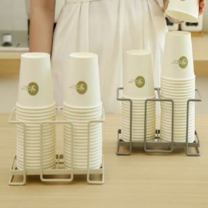 편리한 종이컵홀더 카페 주방 컵 정리 디스펜서  종이컵수납 1구 2구 선물용