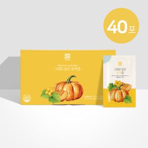 움움 호박즙 100% 국내산 그대로 담은 늙은호박즙 40포