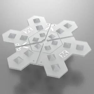 스노우 보드 왁싱 왁스 스키 다리미 XCMAN 스노우보드 클리어 스파이크 스톰프 패드 미끄럼 방지 3M 접착제