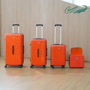 [신세계라이브쇼핑]크로커다일 캐리어 10종 (캐리어5종+파우치3종+커버2종) 레드 세트