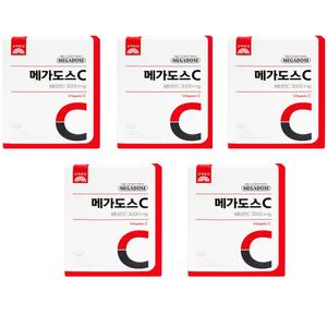 고려은단 메가도스 비타민C 3000mg 5박스